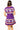 Licensed Sample - Clemson Vintage Football Stripes Sweater Dress