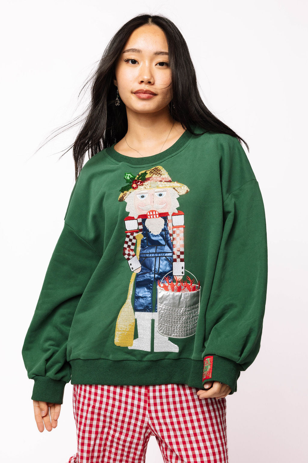Dark Green Cajun Nutcracker Sweatshirt