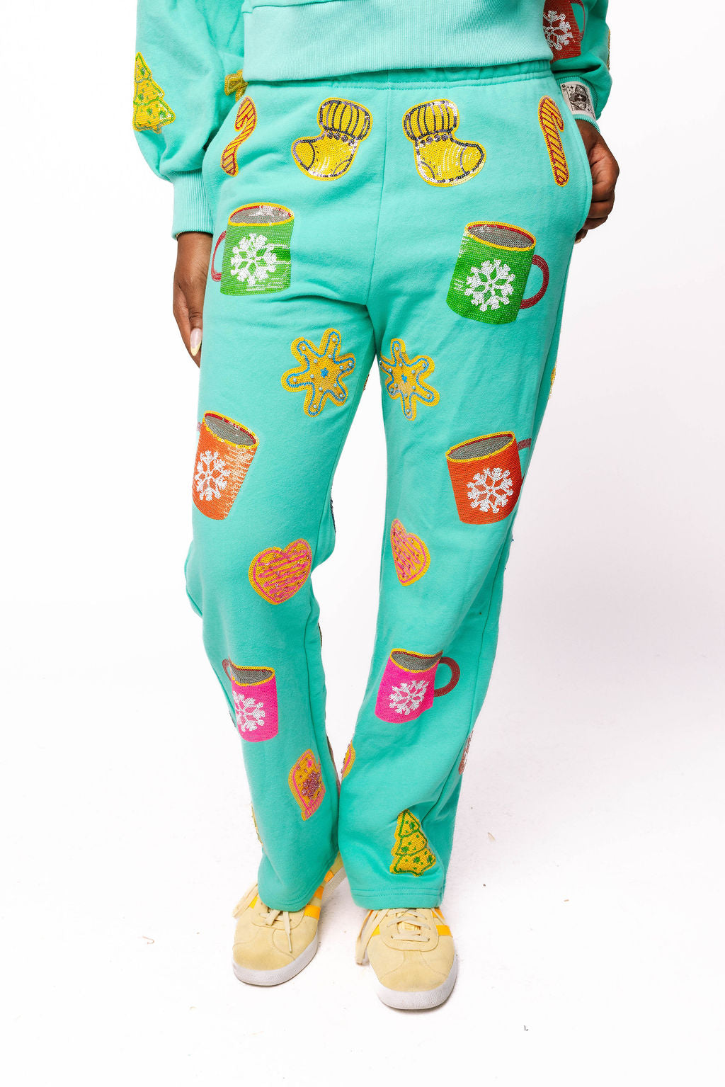 SAMPLE- Spearmint Mini Hot Chocolate and Cookies Icon Pant