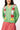 Green Mrs. Claus Button Up Cardigan