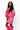Bright Pink Multi Wreath Around Neck Sweater Dress