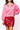 Hot Pink Peppermint Neck Sweatshirt