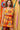Neon Orange Sequin Piñata Skirt