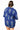 Sample Navy Scattered Rhinestone Coffee Cup PJ Top & Short Set