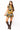 Licensed Sample - UCF Vintage Football Helmet Stripe Vest and Skirt Set