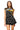 Black & White Polka Dot Tiger on Shoulder Cotton Tank