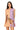Sample Orange & Purple Gingham Crawling Tiger Button Up Tank Dress