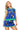 Sample Royal Field Trim Sequin Football Knit Collar Tank & Skirt Set