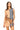 Sample Orange & Navy Gingham Crawling Tiger Button Up Tank Dress