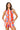 Sample Red, Ivory & Royal Blue Stripe Sequin Football Tie Back Tank & Short Set