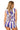 Sample Purple, Ivory & Light Blue Stripe Sequin Football Tie Back Tank & Short Set