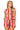 Sample Red, Ivory & Black Stripe Sequin Football Tie Back Tank & Short Set