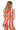 Sample Red, Ivory & Black Stripe Sequin Football Tie Back Tank & Short Set