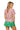 Sample Maroon & Grey Plaid Tie Cotton Collar Top & Football Field Skort Set