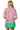 Sample Royal & Red Plaid Tie Cotton Collar Top & Football Field Skort Set