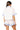 Sample Powder Blue Trim Sequin Football Button Up Top & Short Set
