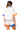 Sample Royal & Orange Trim Sequin Football Button Up Top & Short Set