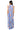 Sample Royal, Ivory & Orange Stripe Sequin Footballs Maxi Tank Dress