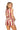 Sample Maroon, Ivory & Gold Stripe Sequin Football Tie Back Tank & Short Set