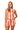 Sample Red, Ivory & Grey Stripe Sequin Football Tie Back Tank & Short Set
