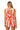 Sample Red, Ivory & Grey Stripe Sequin Football Tie Back Tank & Short Set