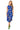 Sample Royal Multi Outline Footballs Knit Midi Dress