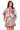 Sample Maroon & Grey Colorblock Sequin Button Up Top & Skort Set