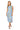 Sample Light Blue Multi Outline Footballs Knit Midi Dress