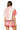 Sample Crimson & Tan Colorblock Sequin Button Up Top & Skort Set
