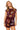 Sample Maroon Multi Outline Footballs Knit Drawstring Romper