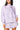 Lavender Scattered Jewel QOS Card Logo Mock Neck Sweatshirt