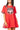 Licensed UGA Cotton Scattered Jewel Sequin Mascot Jersey Short Sleeve Dress