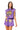 Licensed LSU Ruffle Mascot Patch Short