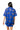 Sample Royal Scattered Rhinestone Footballs PJ Top & Short Set