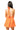 Sample Bright Orange Rhinestone Halter Tank Dress