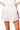 Sample White, Red & Silver Side Stripe Skort