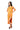 Sample Light Orange Multi Outline Footballs Knit Midi Dress
