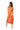 Sample Burnt Orange Multi Outline Footballs Knit Midi Dress