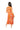 Sample Burnt Orange Multi Outline Footballs Knit Midi Dress