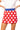 Sample Red, Royal & White Polka Dot Knit Skirt