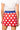 Sample Red, Royal & White Polka Dot Knit Skirt