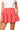 Sample Red & White Polka Dot Pleated Short