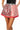 Sample Red & Black Colorblock Sequin Skort