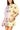 Licensed LSU Mascot Polka Dot Colorblock Button Up Top