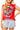 Licensed Texas Tech Mascot Feather Trim Tank