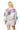 Licensed Sample Ole Miss Grey Patchwork Icon Cropped Sweatshirt & Short Set