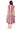 Licensed Sample Ole Miss Mascot Striped Knit Midi Dress