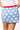 Sample Powder Blue, Red & White Polka Dot Knit Skirt