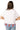 Licensed Sample Ole Miss White Mascot Bead Fringe Tee