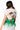 Licensed Sample Alabama Colorblock Sequin Football & Field Goal Feather Bottom Knit Tank